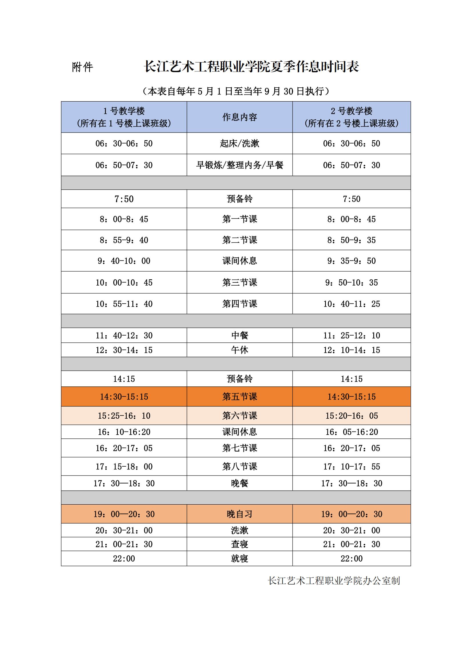 附件：长江艺术工程职业学院夏季作息时间表(2)_00.jpg
